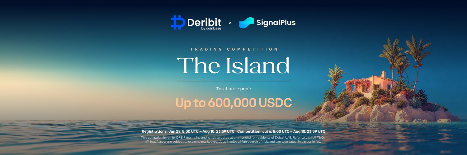 Deribit 的个人资料封面