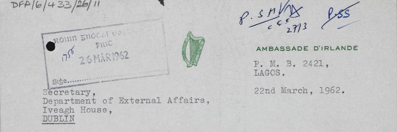 Documents on Irish Foreign Policy Profile Banner