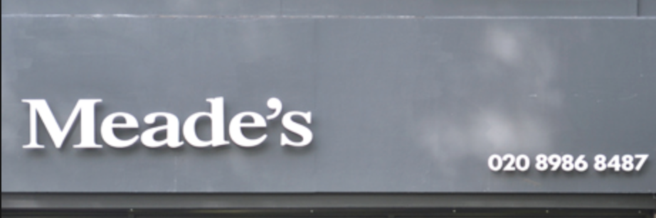 Meade's Hackney banner