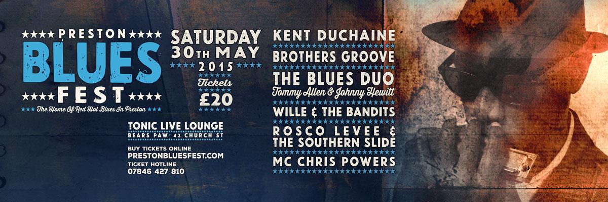 Preston Blues Fest banner