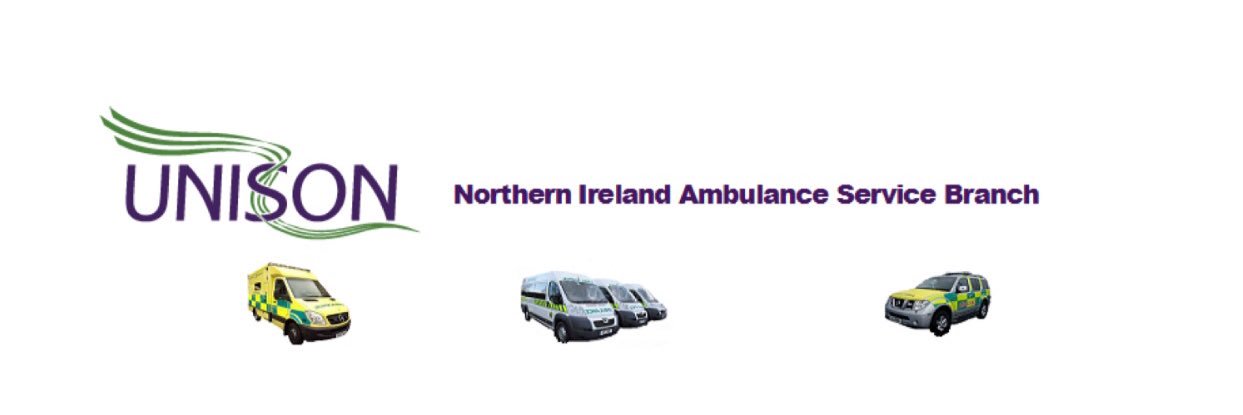NI Amb Service Unison Branch banner