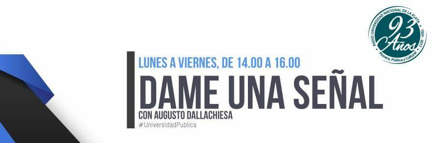Dame Una Señal banner