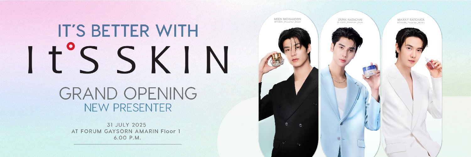 It'S SKIN Thailand's banner