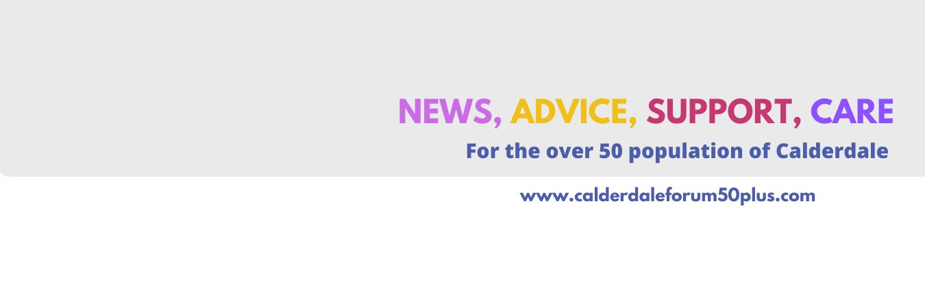 Calderdale Forum 50+ banner