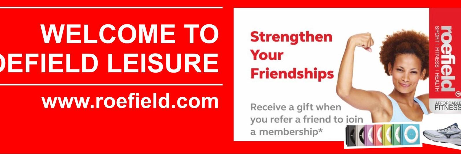 Roefield Leisure banner