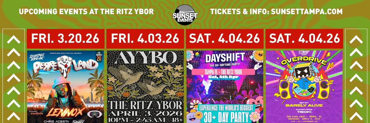 Sunset Events banner