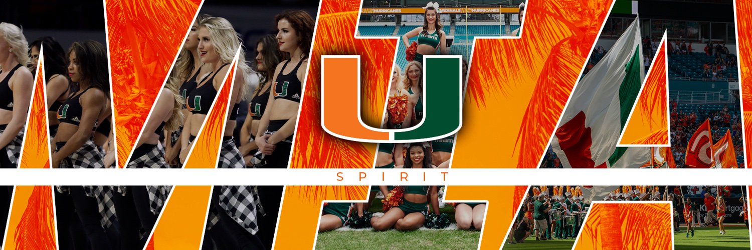 University of Miami Spirit Squads | Cheer & Dance banner