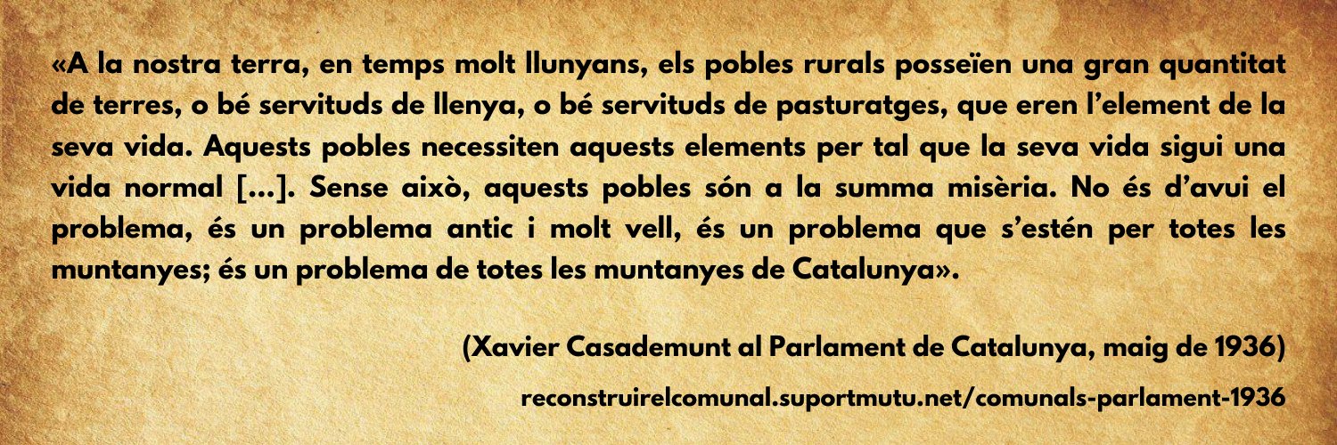 Reconstruir el Comunal banner