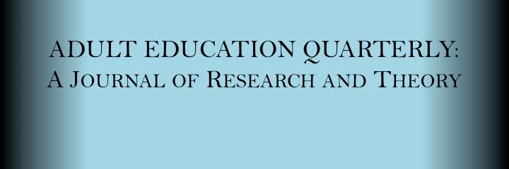 Adult Ed Quarterly banner