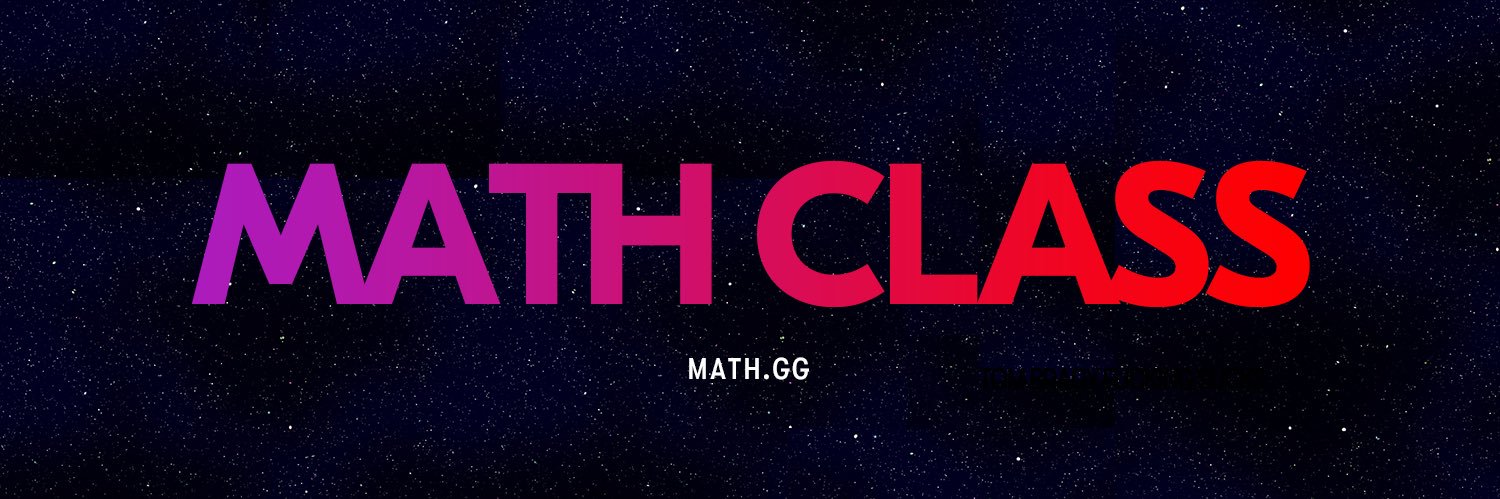 Math Class's banner