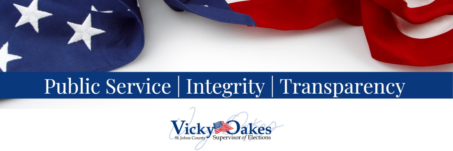 St. Johns County Supervisor of Elections banner