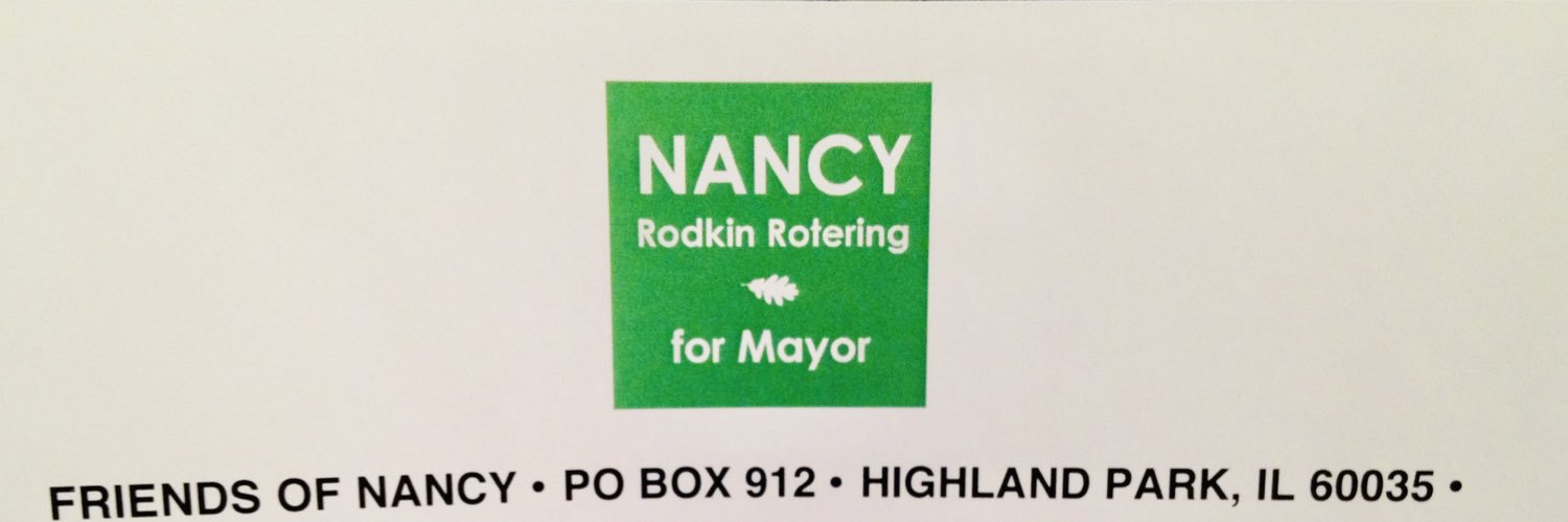 Nancy Rotering for Mayor banner