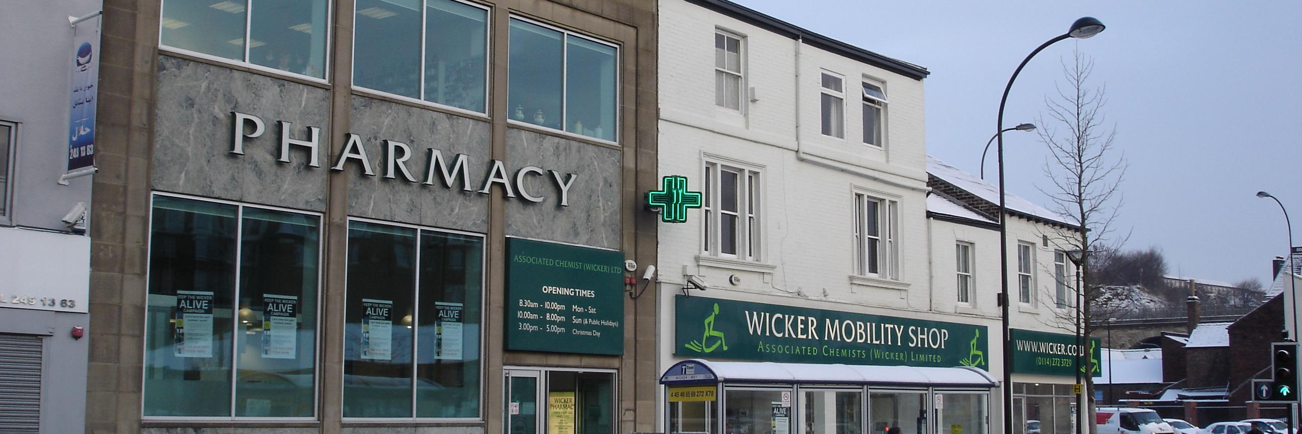 Wicker Pharmacy banner