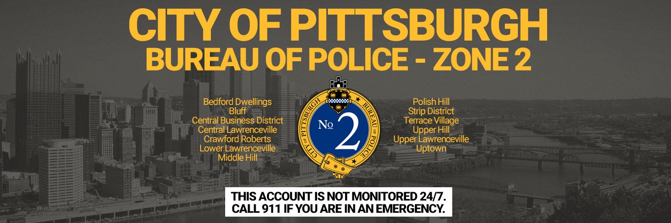 Pittsburgh Police Zone 2 banner