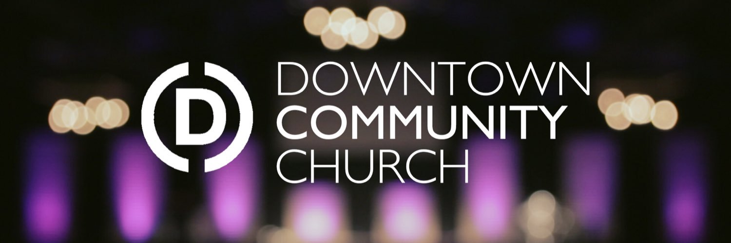 Downtown Comm Church banner