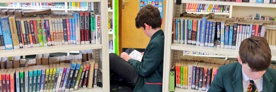 St Benedict's Library banner