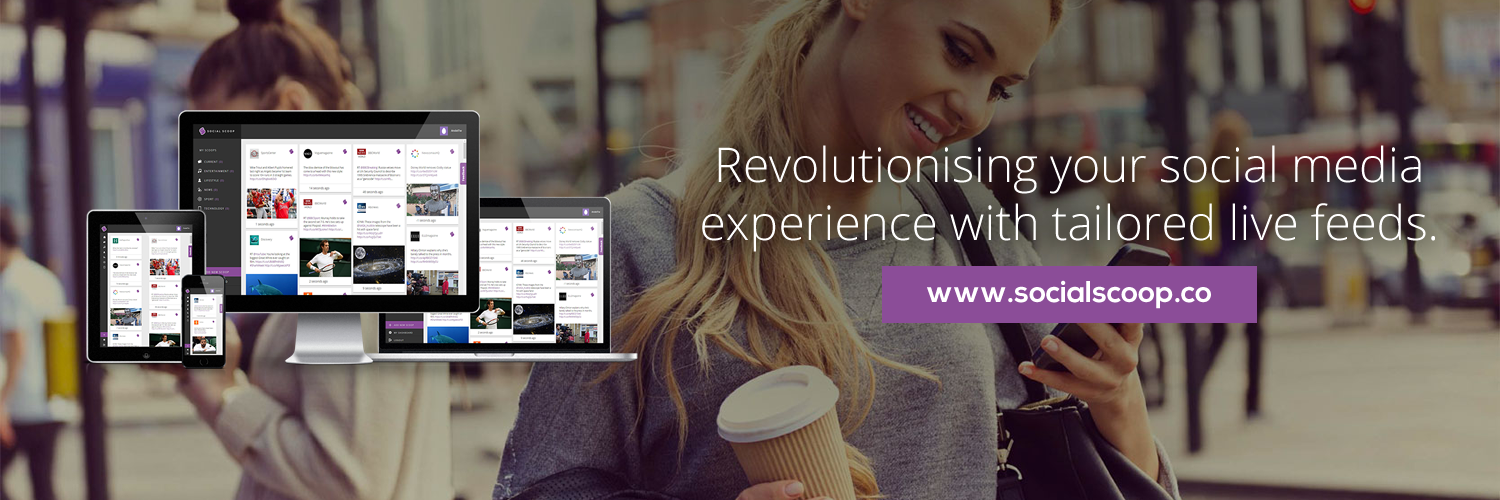 socialscoopapp's profile banner image