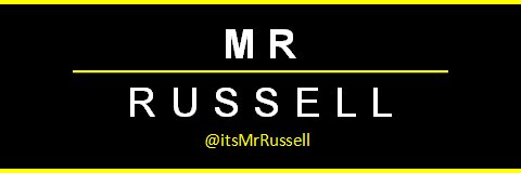 Mr Russell banner