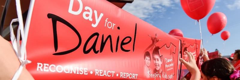 Daniel Morcombe Foundation banner