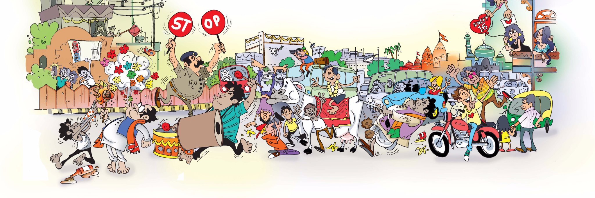 cartoonist kaptan's banner