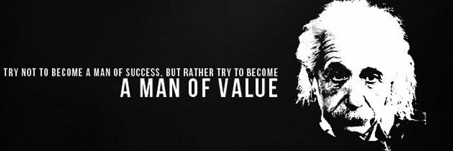 try not to become a man of success rather become a man of value