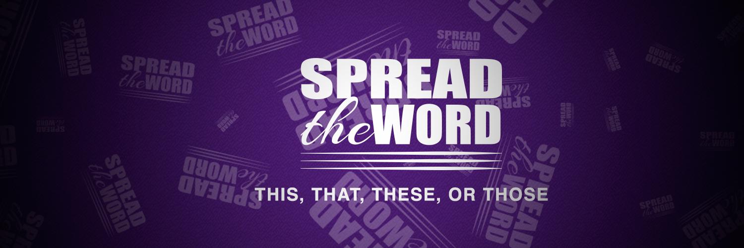 SpreaddTheWordd's profile banner image