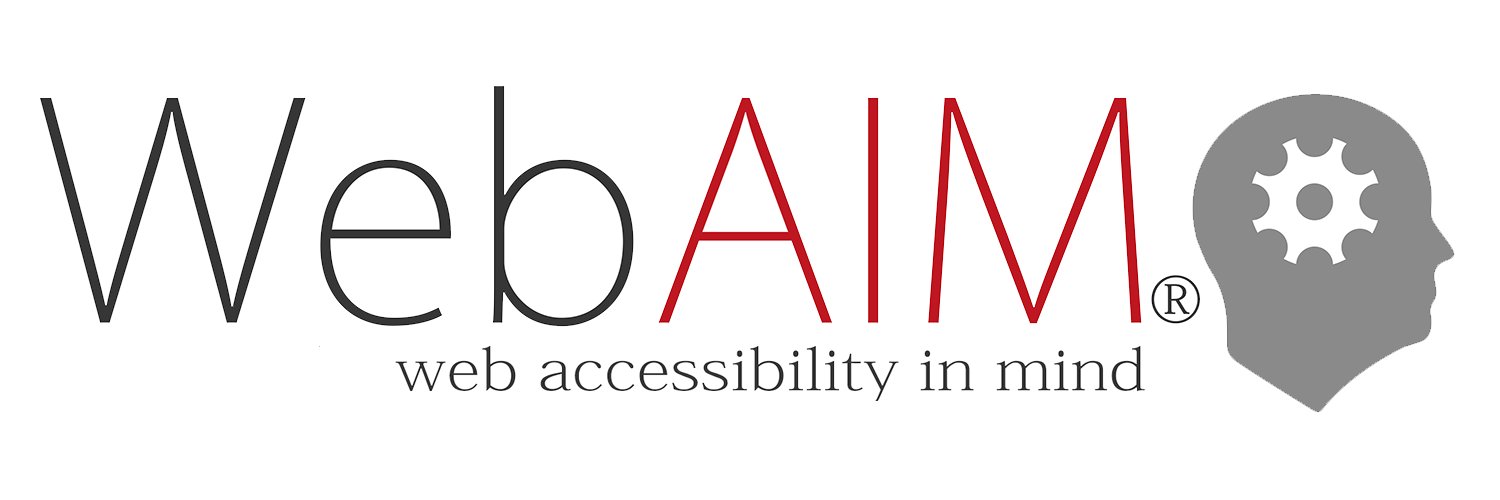 WebAIM Profile Banner