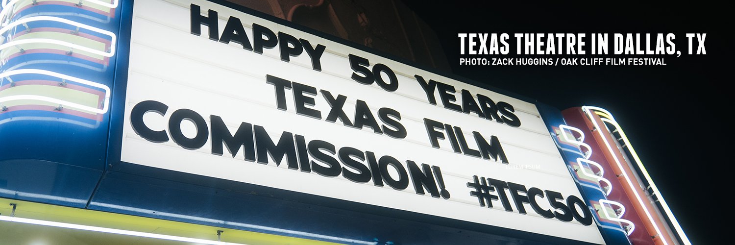 Texas Film Commission banner