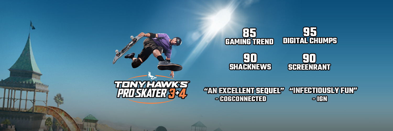 Tony Hawk's Pro Skater's banner