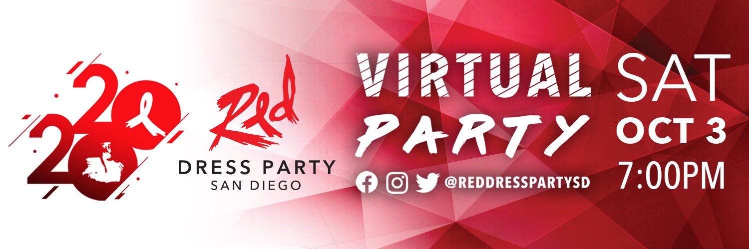 RedDressPartySD's profile banner image