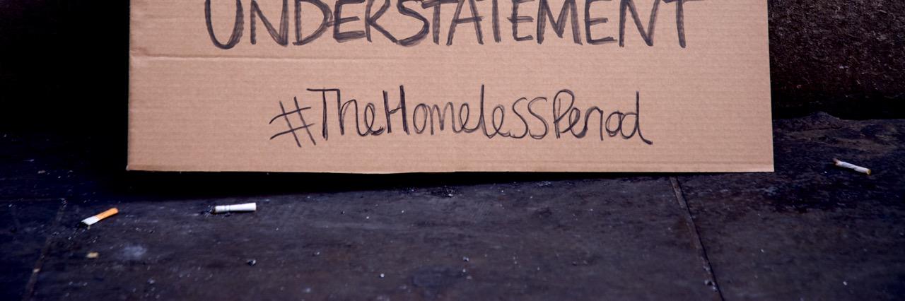 The Homeless Period banner
