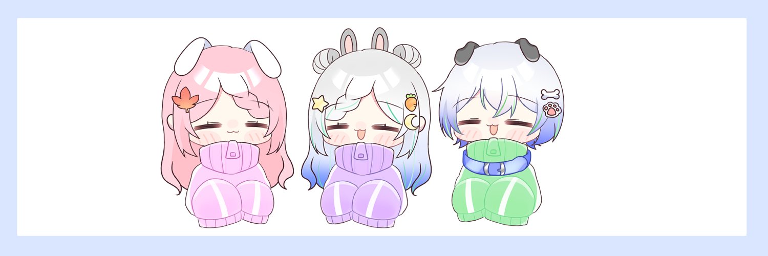 🐰もっちりうさぎ🐰【ぽぽ丸🐱】【いろは🐰】 banner