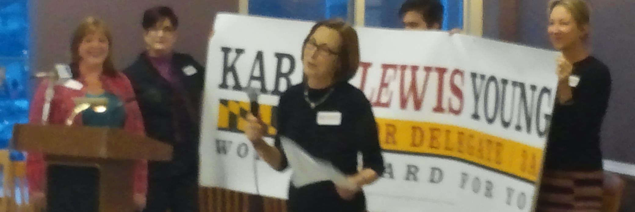 Karen Lewis Young banner