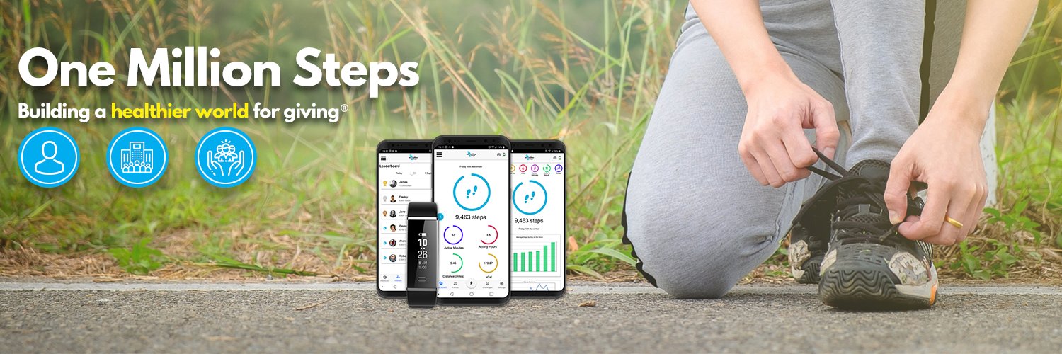 One Million Steps banner