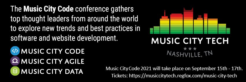 Music City Code banner