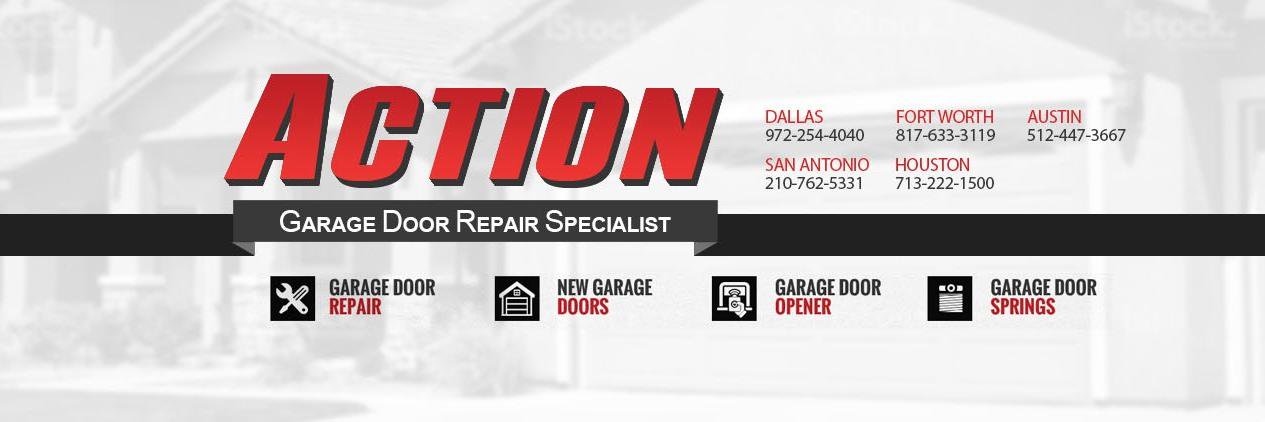 Action Garage Door banner