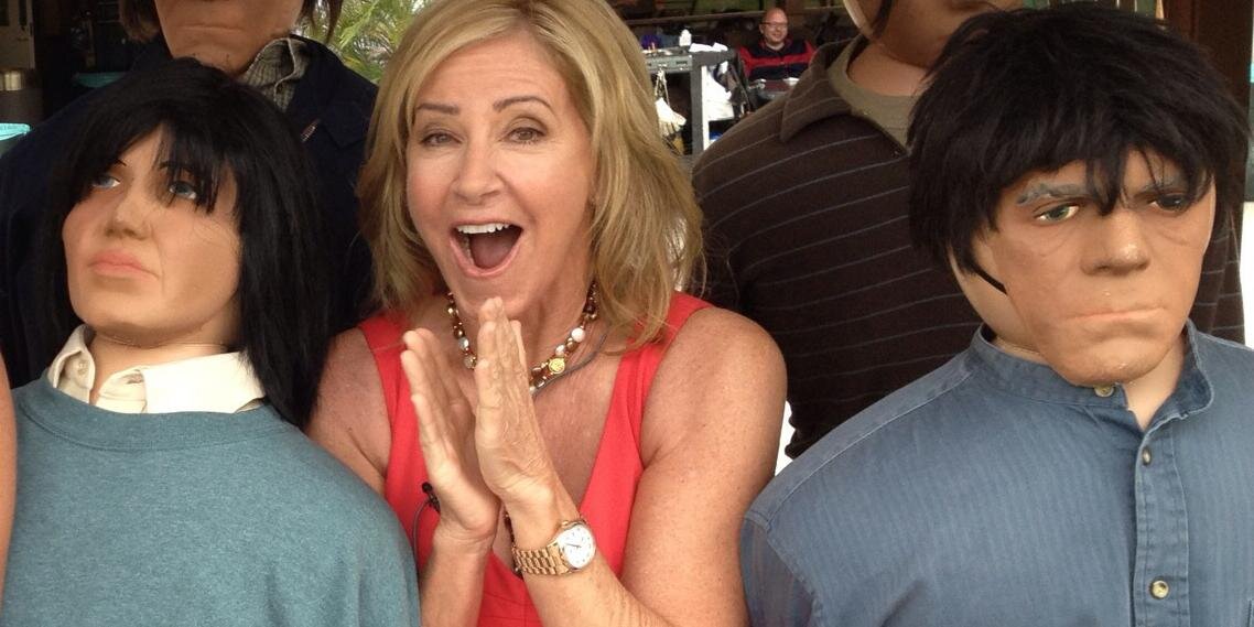 Chris Evert's banner