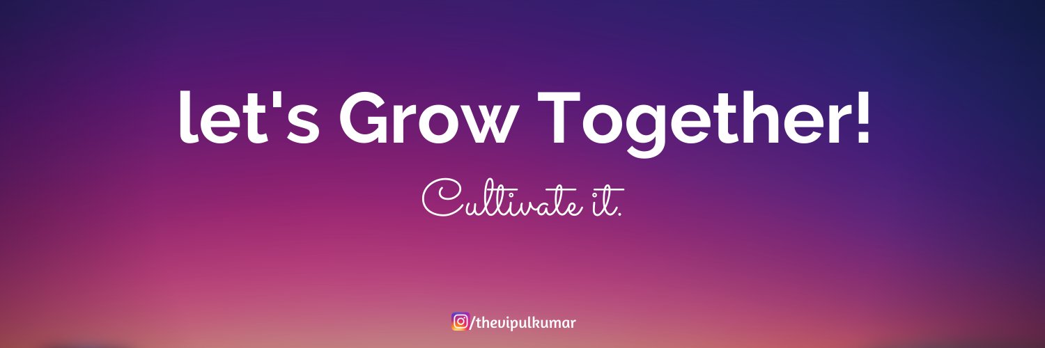 vipulxkumar's profile banner image
