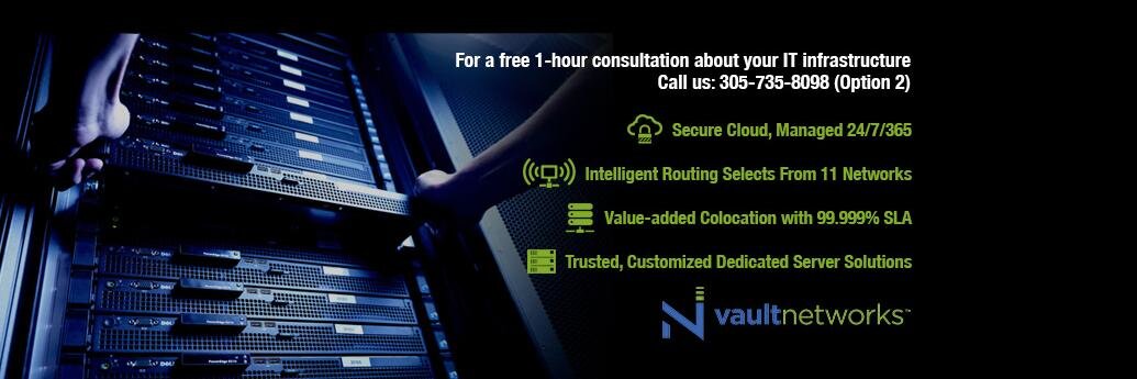 Vault Networks banner