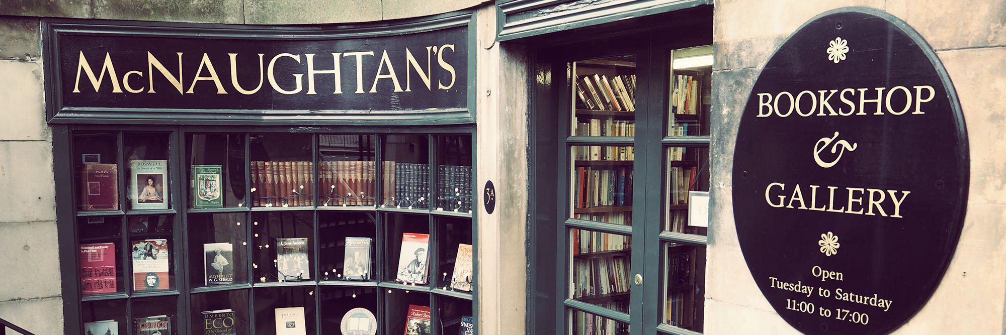 McNaughtan's Bookshop banner