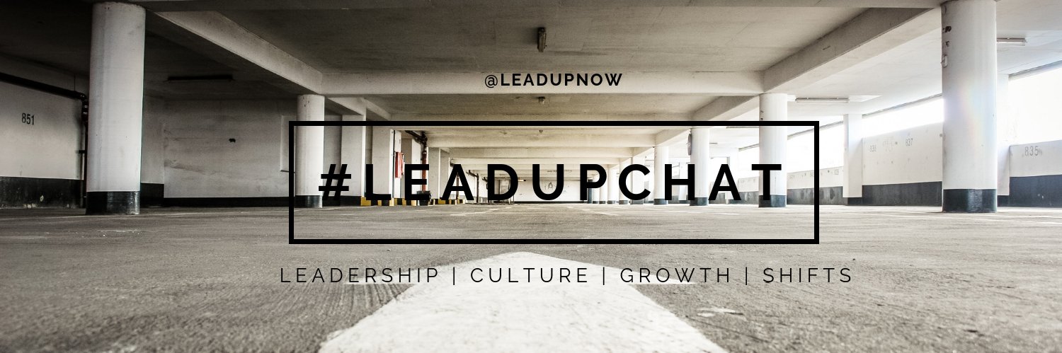 LeadUpNow | #LeadUpChat banner