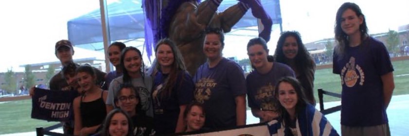 Denton Broncos Swim and Waterpolo banner