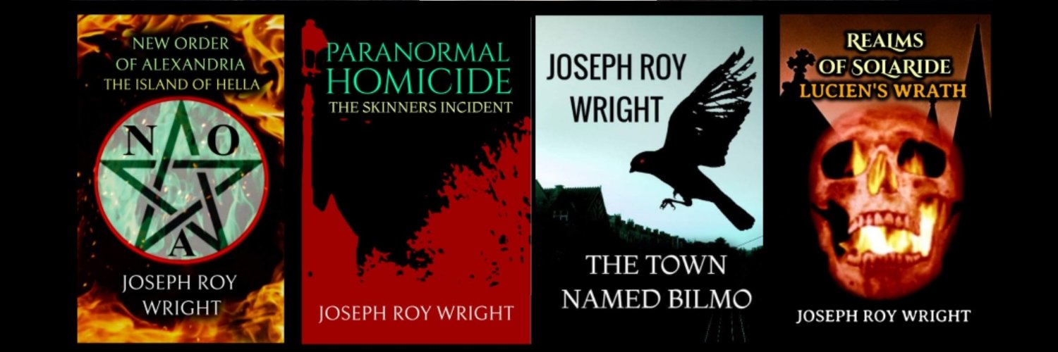 Author Joseph Roy Wright banner