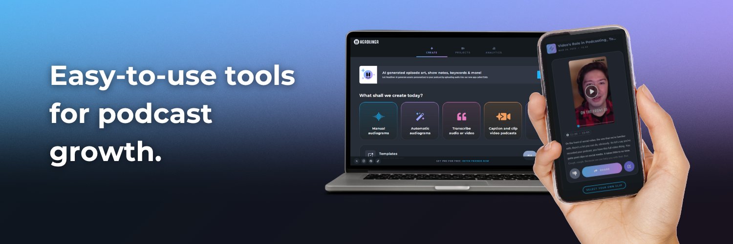 Headliner.app banner