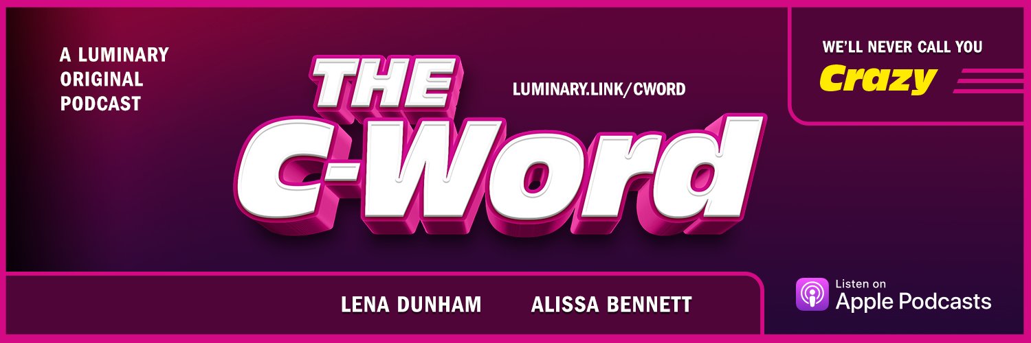 Lena Dunham's banner