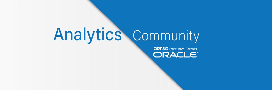 Oracle Analytics Blogs banner
