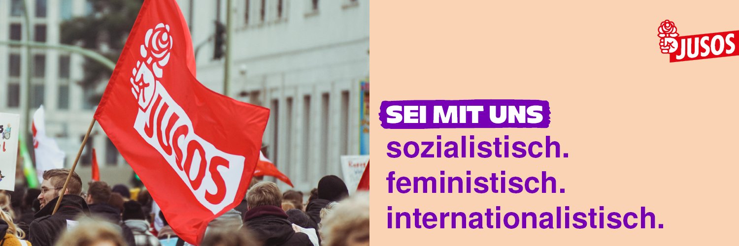 Jusos in der SPD banner
