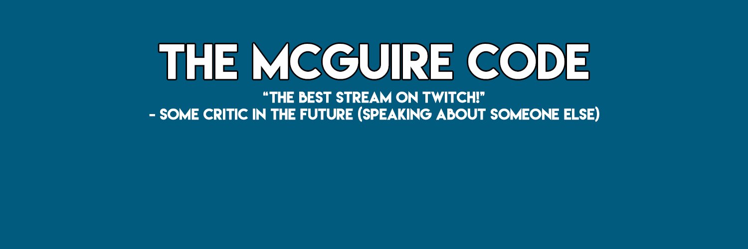TheMcGuireCode's profile banner image