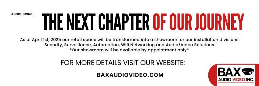 Bax Audio Video Inc. banner