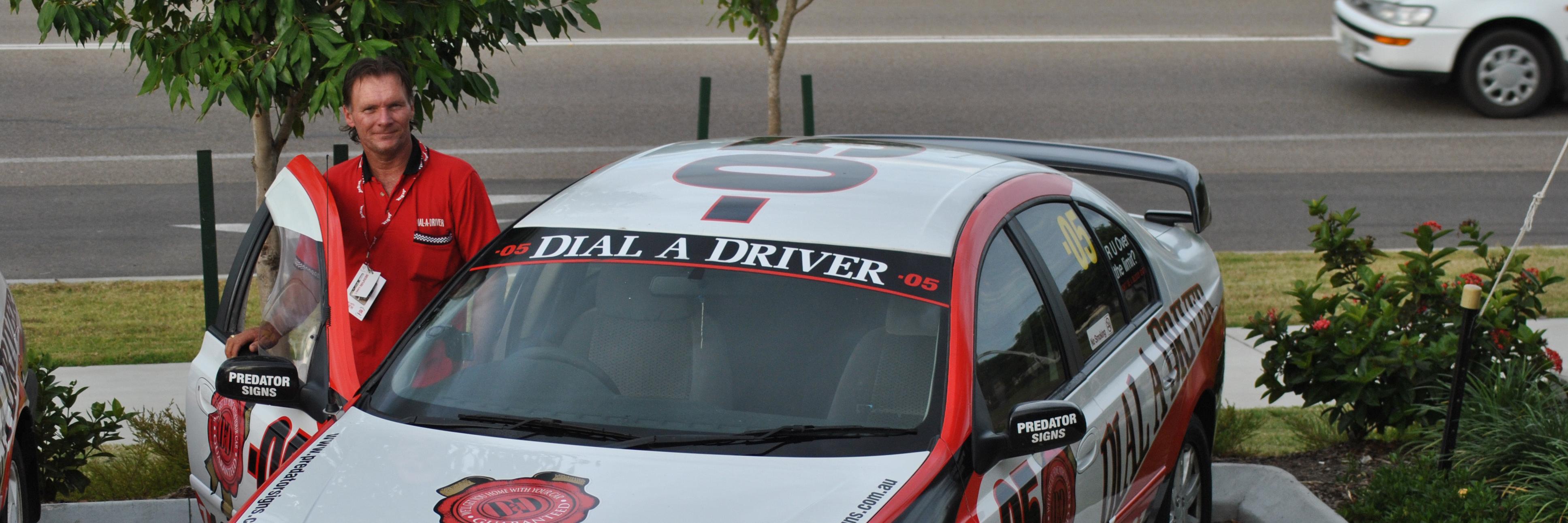 Dial a Driver banner
